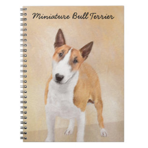 Miniatuur Bull Terrier Painting - Cute Original Do Notitieboek