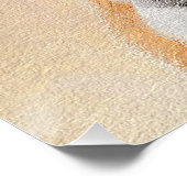 Miniatuur Bull Terrier Painting - Cute Original Do Perfect Poster (Hoek)