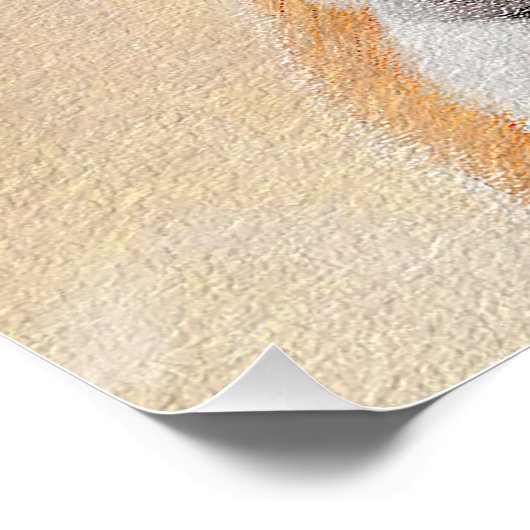 Miniatuur Bull Terrier Painting - Cute Original Do Perfect Poster (Hoek)