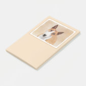 Miniatuur Bull Terrier Painting - Cute Original Do Post-it® Notes (Schuin)