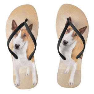 Miniatuur Bull Terrier Painting - Cute Original Do Teenslippers