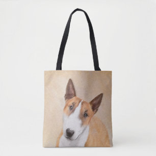 Miniatuur Bull Terrier Painting - Cute Original Do Tote Bag