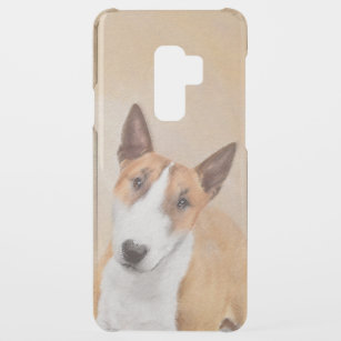 Miniatuur Bull Terrier Painting - Cute Original Do Uncommon Samsung Galaxy S9 Plus Hoesje
