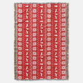 Miniatuur Bull Terriers Kerstmis MiniBull Holiday Deken (Voorkant Verticaal)