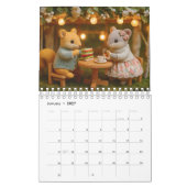 Miniatuur CottageCore Dier Kalender (Jan 2027)