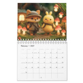 Miniatuur CottageCore Dier Kalender (Feb 2027)