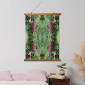 Miniatuur dennenappels Close-up Abstract Patroon   Hangend Wandkleed (Slaapkamer)