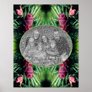 Miniatuur dennenappels Lijst Creëer Uw eigen foto Poster