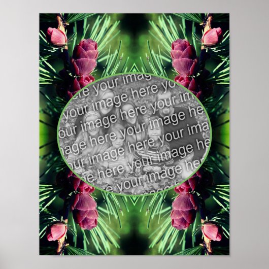 Miniatuur dennenappels Lijst Creëer Uw eigen foto Poster (Voorkant)