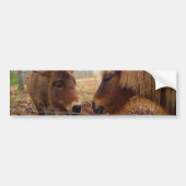 Miniatuur Donkey & Horse Valentijn Heart Bumpersticker (Voorkant)