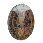 Miniatuur Donkey & Horse Valentijn Heart Dartbord (Voorkant Links)