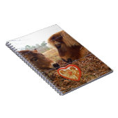 Miniatuur Donkey & Horse Valentijn Heart Notitieboek (Rechterzijde)