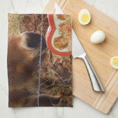 Miniatuur Donkey & Horse Valentijn Heart Theedoek (Quarter Fold)