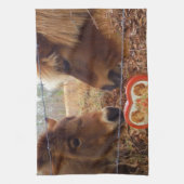 Miniatuur Donkey & Horse Valentijn Heart Theedoek (Verticaal)