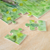 Miniatuur Donkey Mam en Baby Art Legpuzzel (Zijkant)