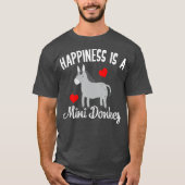 Miniatuur Donkey Mini Donkey Pet Donkey Lovers T-shirt (Voorkant)