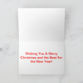 Miniatuur Doos Pinscher Feestdagen Kaart (Binnen)