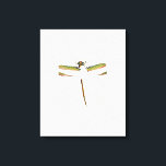 Miniatuur Dragonfly op witte achtergrond Canvas Afdruk<br><div class="desc">Eén miniatuurlibel is de focus van dit stuk van Vision Studio. Is de libellen voorbij? Of wordt het vastgezet aan een entomoloog in afwachting van onderzoek? Een gedachte die druk uitlokt. Zorg ervoor dat je nu de jouwe koopt!</div>