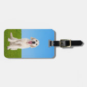 Miniatuur Engelse Crème Golden Retriever | Bagagelabel (Voorkant horizontaal)