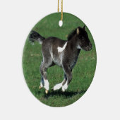 Miniatuur Foal Running Keramisch Ornament (Rechts)