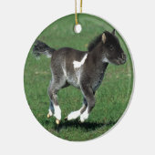 Miniatuur Foal Running Keramisch Ornament (Links)