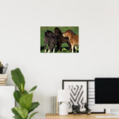 Miniatuur Foals 1 Poster (Thuiskantoor)