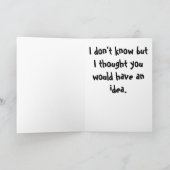 Miniatuur Goat in a Bucket Greeting Card Kaart (Binnen)