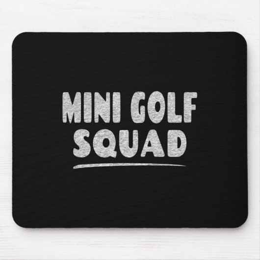 Miniatuur Golf Golfgroep - Mini Golf Squad Muismat (Voorkant)