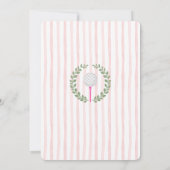 Miniatuur Golf Kinderverjaardagsfeestje Kaart (Achterkant)