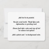 Miniatuur Golfdag Kaart (Achterkant)