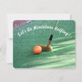 Miniatuur Golfdag Kaart (Voorkant)