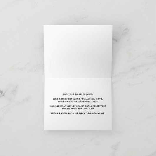 Miniatuur Golfdag Kaart (Binnen)