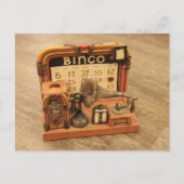 miniatuur  grammofoon briefkaart (Voorkant)