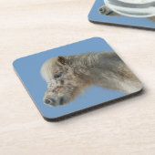 Miniatuur Horse Headshot Bier Onderzetter (Linkerzijde)