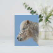 Miniatuur Horse Headshot Briefkaart (Staand voorkant)