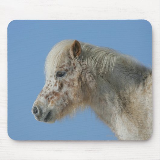 Miniatuur Horse Headshot Muismat (Voorkant)
