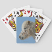 Miniatuur Horse Headshot Pokerkaarten (Achterkant)