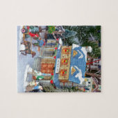 Miniatuur kerstdorp legpuzzel (Horizontaal)
