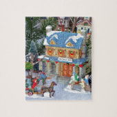 Miniatuur kerstdorp legpuzzel (Verticaal)