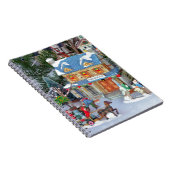 Miniatuur kerstdorp notitieboek (Rechterzijde)