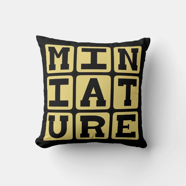 Miniatuur, Klein Collectief Kussen (Voorkant)