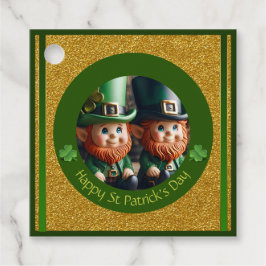 Miniatuur Leprechaun St Patrick's Day Bedankt FT Bedankjes Labels