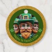 Miniatuur Leprechaun St Patrick's Day Bedankt RFT0 Bedankjes Labels (Voorkant)