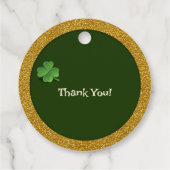 Miniatuur Leprechaun St Patrick's Day Bedankt RFT0 Bedankjes Labels (Achterkant)