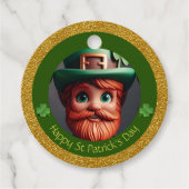 Miniatuur Leprechaun St Patrick's Day Bedankt RFT0 Bedankjes Labels (Voorkant)