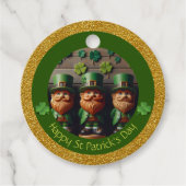 Miniatuur Leprechaun St Patrick's Day Bedankt RFT0 Bedankjes Labels (Voorkant)