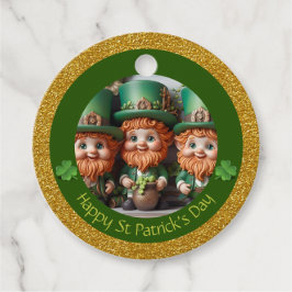 Miniatuur Leprechaun St Patrick's Day Bedankt RFT0 Bedankjes Labels