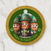 Miniatuur Leprechaun St Patrick's Day Bedankt RFT0 Bedankjes Labels (Voorkant)
