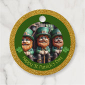 Miniatuur Leprechaun St Patrick's Day Bedankt RFT1 Bedankjes Labels (Voorkant)