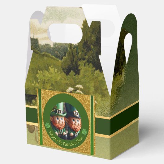 Miniatuur Leprechaun St Patrick's Day CFB Bedankdoosjes (Geopend)